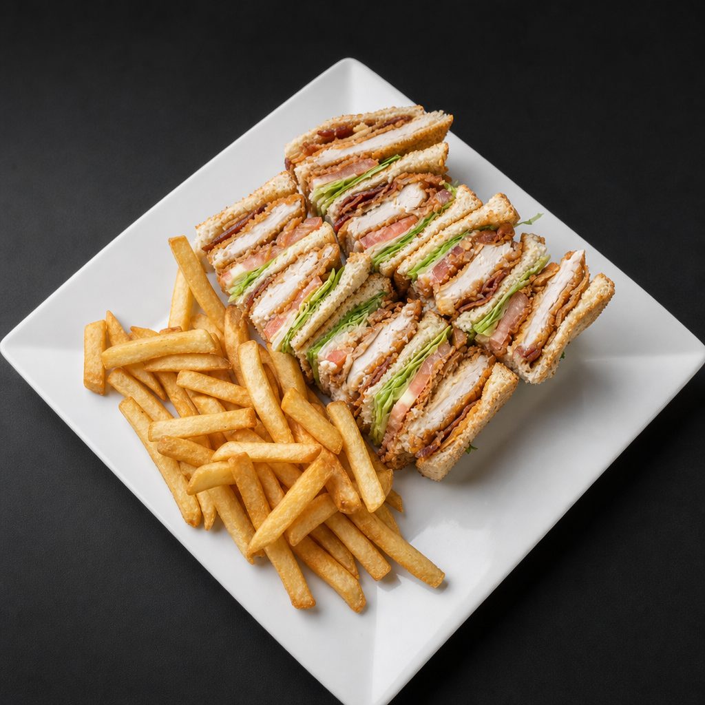 Turkey Club Sandwich.