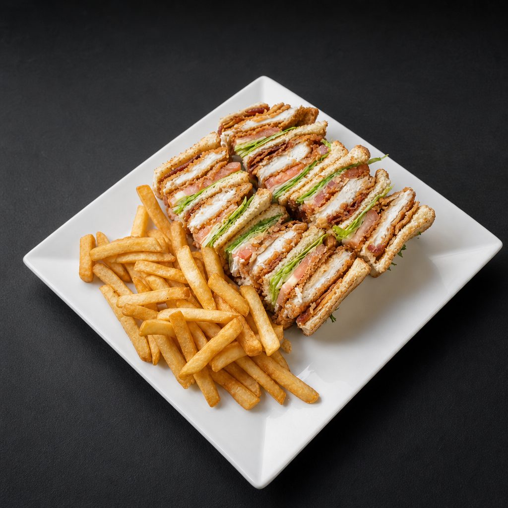 Grilled Chicken Club Sandwich.