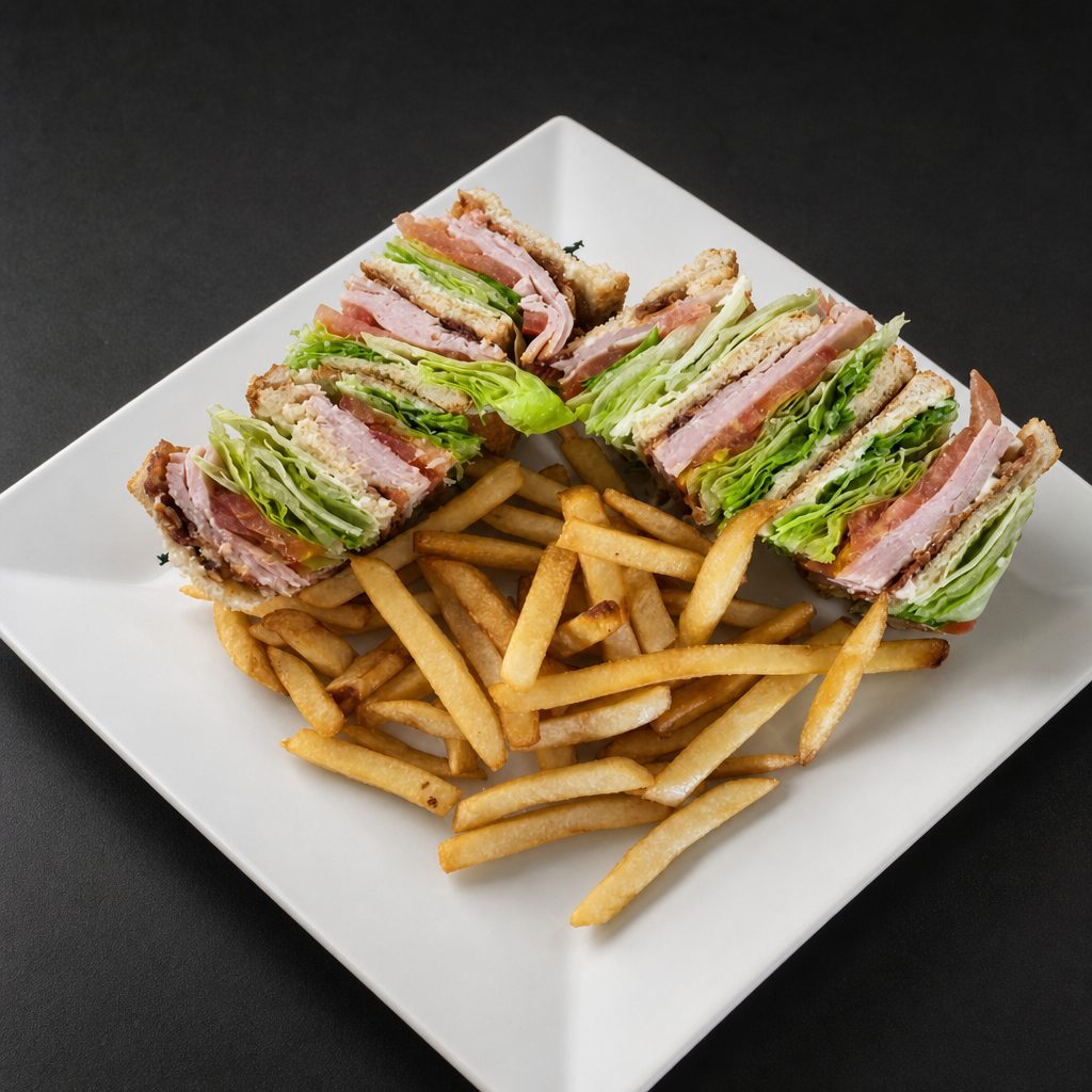 Ham Club Sandwich.