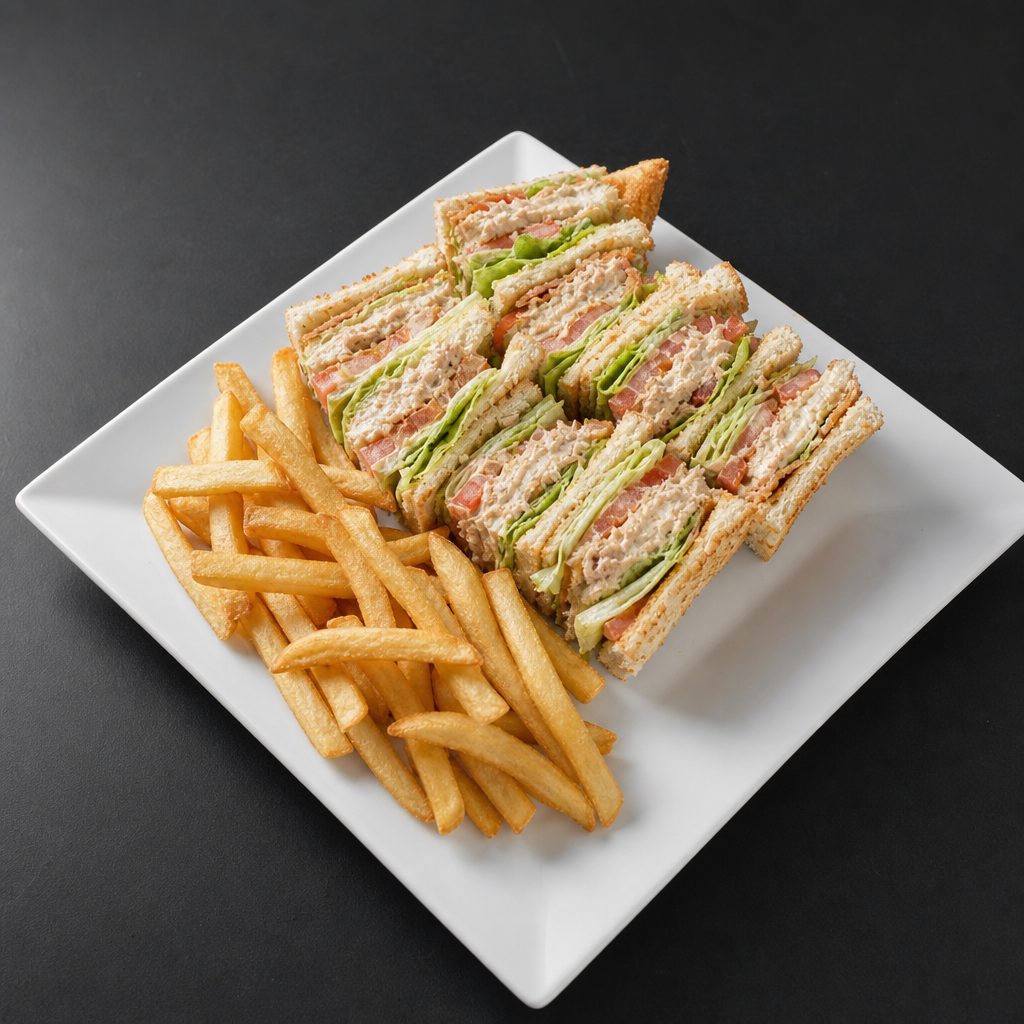 Tuna Club Sandwich.