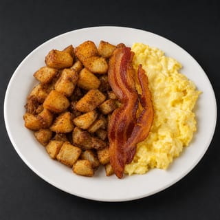2 Eggs, Home Fries and Toast