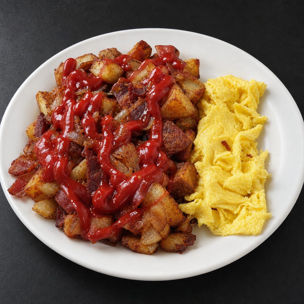 1 Egg, Home Fries and Toast.