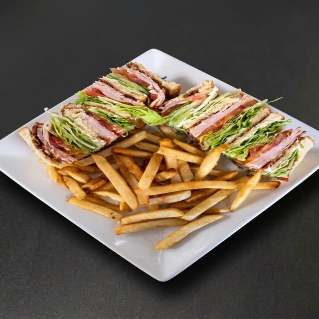 Ham Club Sandwich.