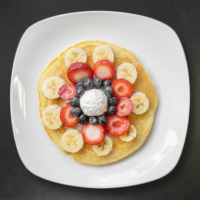 Golden Buttermilk Pancakes.