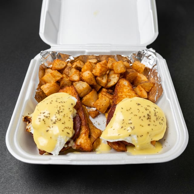 Egg Benedict Dominican.